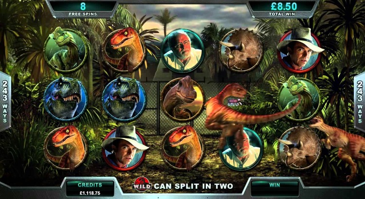 Игровой автомат «Jurassic Park» в Император казино