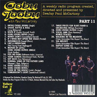 Альбом "Oobu Joobu Part11" - обратная сторона диска